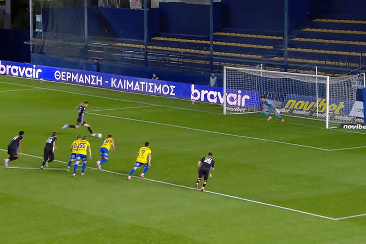 Η Ελλάς Σύρου ισοφάρισε σε 1-1 με πέναλτι του Γιάκου