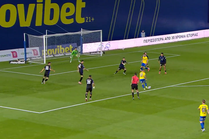 Ο Ματσάν έκανε το 2-1 για τον Παναιτωλικό με γκολ-ζωγραφιά