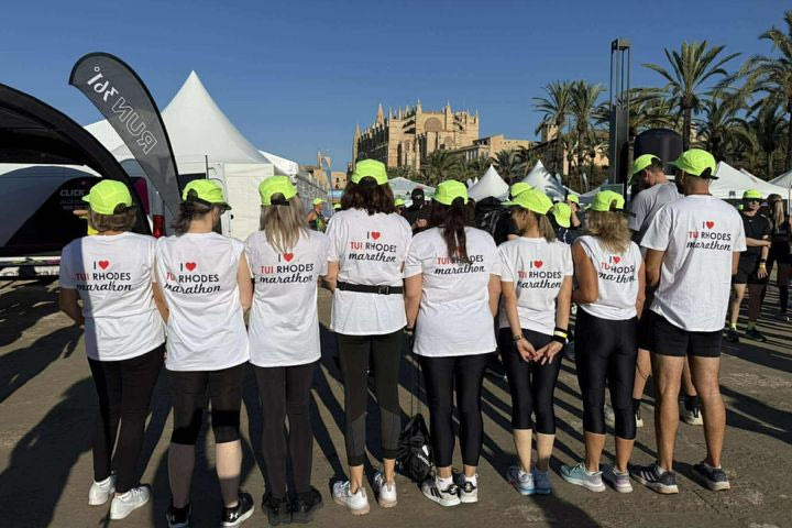 Ο TUI Rhodes Marathon συμμετείχε στον TUI Palma Marathon Mallorca
