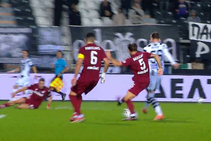 Υπέροχο άγγιγμα του Μύθου για το 4-0 του ΠΑΟΚ