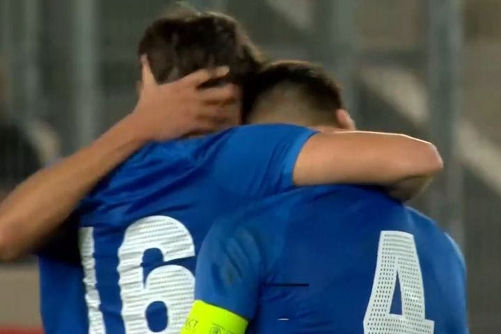 Τα highlights της τεράστιας νίκης της Εθνικής Ελπίδων κόντρα στη Γερμανία για τα προκριματικά του Euro 2027