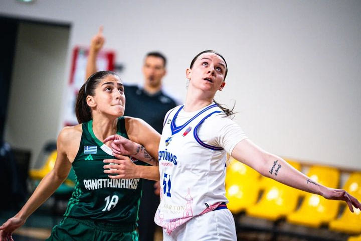 Νεπτούνας – Παναθηναϊκός 69-82: Σπουδαίο διπλό για τις πράσινες στο EuroCup Women με καυτό δίδυμο Χατζηλεοντή – Μπράουν