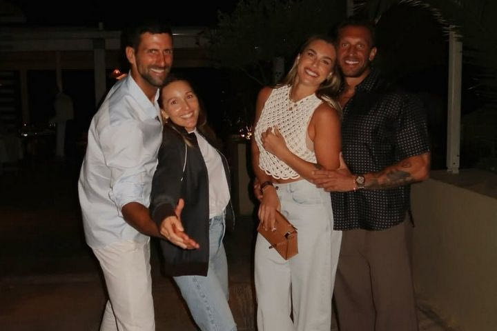 Σαμπαλένκα και Τζόκοβιτς σε double date στην Αθήνα: Οι εικόνες που μοιράστηκαν