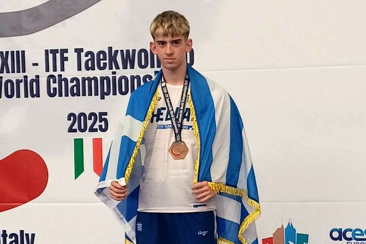 Παγκόσμιο Πρωτάθλημα Ταεκβοντό: Τρίτος στον κόσμο ο Δημήτρης Ευθυμιάδης