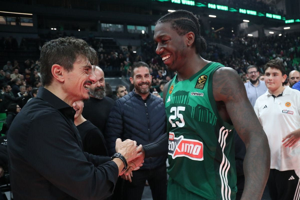 Ο Δημήτρης Γιαννακόπουλος και ο Κέντρικ Ναν