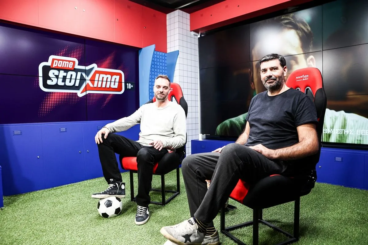 Οι Θέμης Καίσαρης και Παντελής Βλαχόπουλος