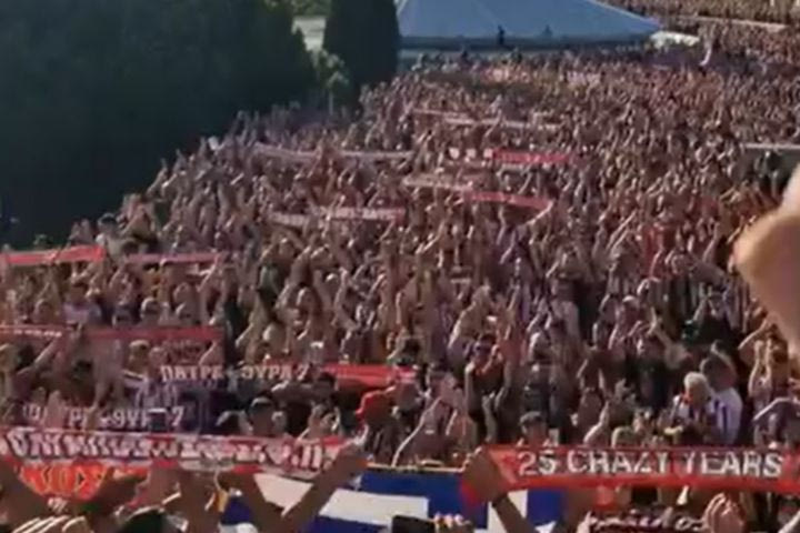 Μπαρτσελόνα – Ολυμπιακός: Το VIDEO με το ερυθρόλευκο ποτάμι με κατεύθυνση το Μονζουίκ