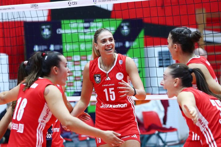 Ολυμπιακός, βόλεϊ γυναικών: Σάρωσε 3-0 την Αστερίξ Μπέβερεν στην ευρωπαϊκή του πρεμιέρα