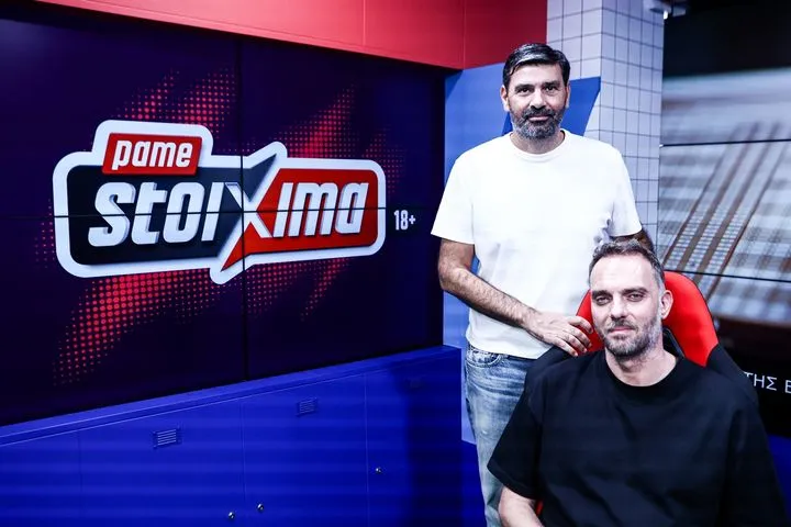 Οι Παντελής Βλαχόπουλος και Θέμης Καίσαρης