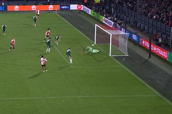 Η Φέγενορντ ισοφάρισε σε 1-1 τον Παναθηναϊκό με τον Ριντ στο 45+3′