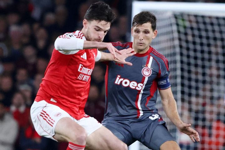 Τα highlights από την ήττα του Ολυμπιακού με 2-0 από την Άρσεναλ για τη 2η αγωνιστική της League Phase του Champions League