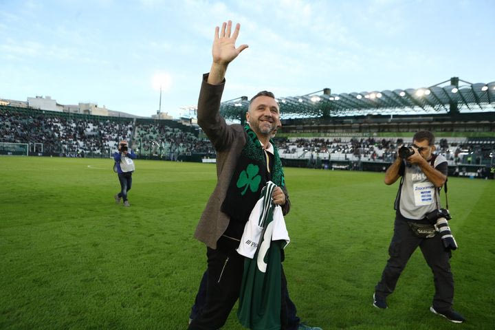 Παναθηναϊκός – Αστέρας Τρίπολης AKTOR:  Το τριφύλλι τίμησε τον Σανμαρτεάν εν μέσω αποθέωσης πριν από την έναρξη του αγώνα