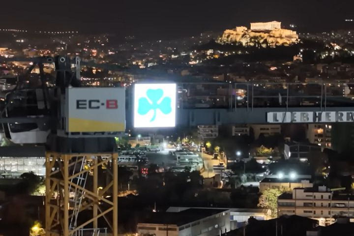 Παναθηναϊκός, Βοτανικός: Απίθανα νυχτερινά πλάνα από τα έργα στο νέο γήπεδο των πράσινων