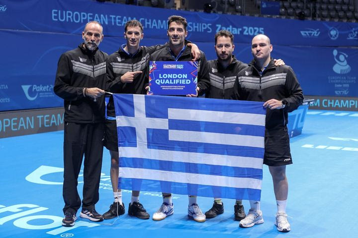 Η Ελλάδα προκρίθηκε στο Παγκόσμιο Πρωτάθλημα του 2026 στο πινγκ πονγκ