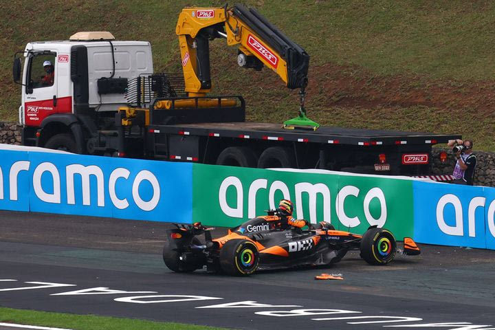 Διακόπηκε το Sprint στη Βραζιλία -Εγκατέλειψε ο Πιάστρι μετά από ατύχημα