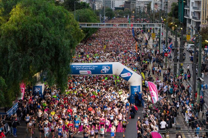 ΑΜΑ 2025:  Δες τον χρόνο που έκανες στα 5 χλμ. COSMOTE TELEKOM του Μαραθωνίου της Αθήνας