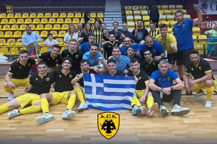 ΑΕΚ, futsal ανδρών: Η πανίσχυρη Σπόρτινγκ αντίπαλος της Ένωσης στους 16 του Champions League