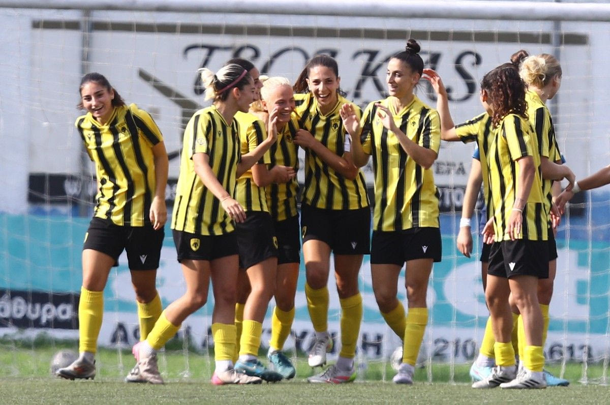 Women’s Football League: ΠΑΟΚ και ΑΕΚ συνέχισαν με το απόλυτο πριν από το μεγάλο ντέρμπι στη Θεσσαλονίκη