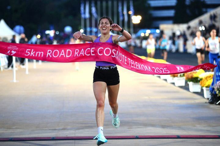 Νικητές ο Γεωργίου και η Αναστασάκη με ρεκόρ στα 5 χλμ. COSMOTE TELEKOM του Μαραθωνίου της Αθήνας