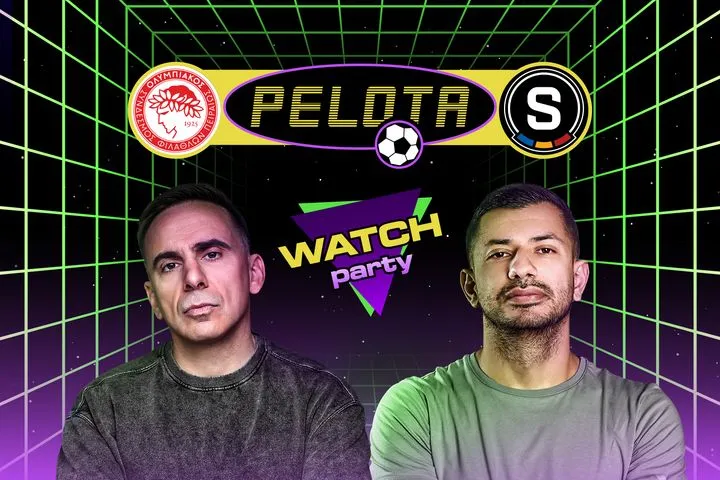 Pelota με Watch Party για το Ολυμπιακός – Σπάρτα Πράγας