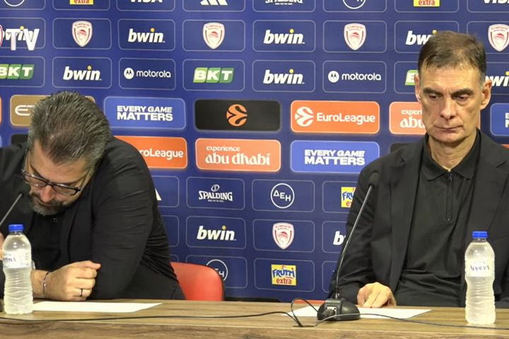 Ράκος ο Μπαρτζώκας και ο Μπαφές στην συνέντευξη Τύπου: Έγινε μόλις μια ερώτηση