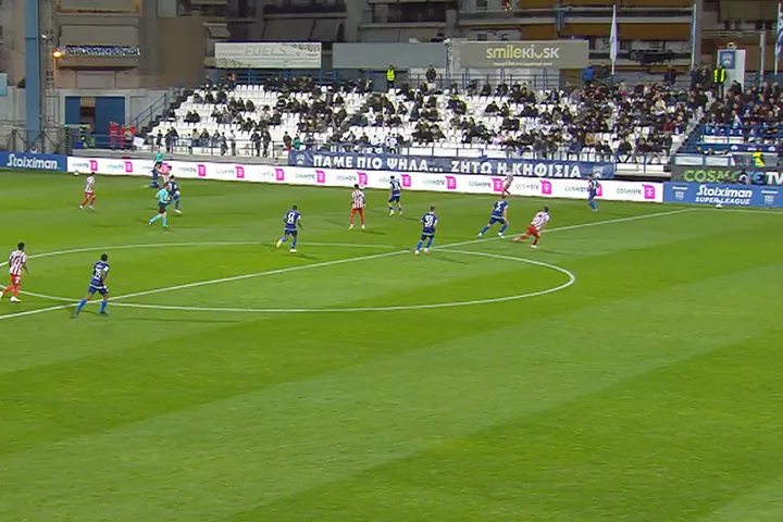 Ο Ιβάν άνοιξε το σκορ για τον Πανσερραϊκό στη Νίκαια, όμως το γκολ ακυρώθηκε για οφσάιντ