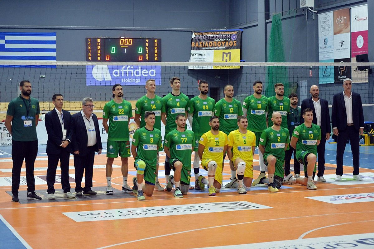 Volley League ανδρών: Εμφατική νίκη της Καλαμάτας επί του Φλοίσβου, τρίποντο για τον Μίλωνα κόντρα στον ΟΦΗ