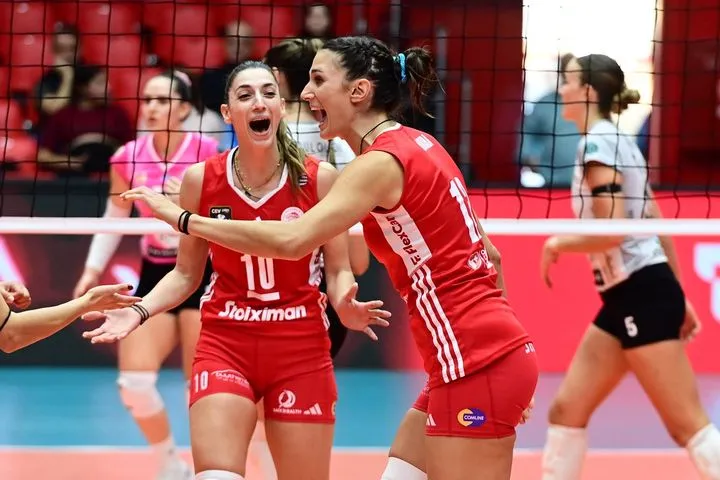 Ολυμπιακός – Μίλων 3-0: Άνετη επικράτηση για τις ερυθρόλευκες που έκαναν άλμα στη Volley League γυναικών