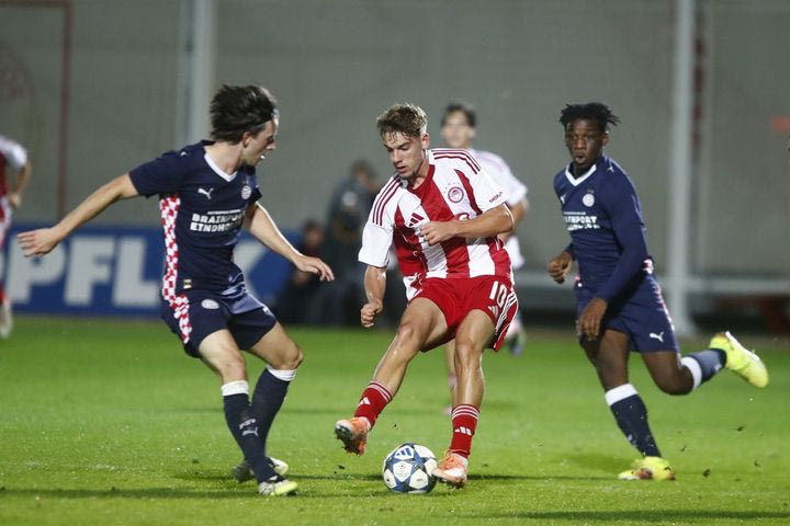 Τα τέσσερα γκολ και τα highlights από την ισοπαλία του Ολυμπιακού με την Αϊντχόφεν στον Ρέντη