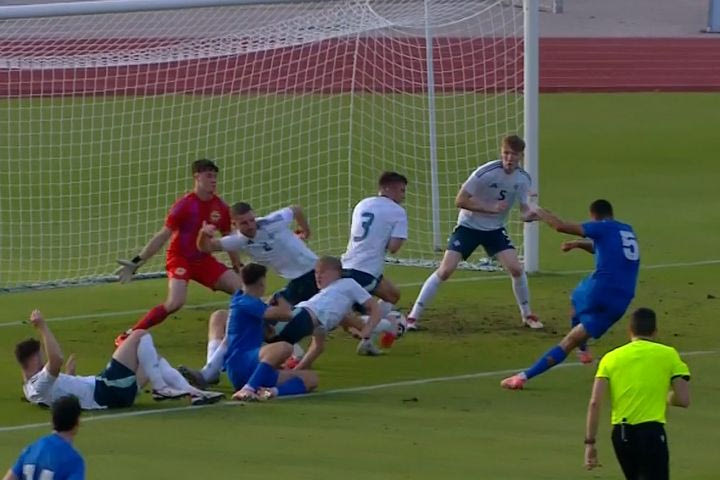 Το γκολ του Αλεξίου στο 19′ έδωσε το προβάδισμα στην Εθνική Ελπίδων