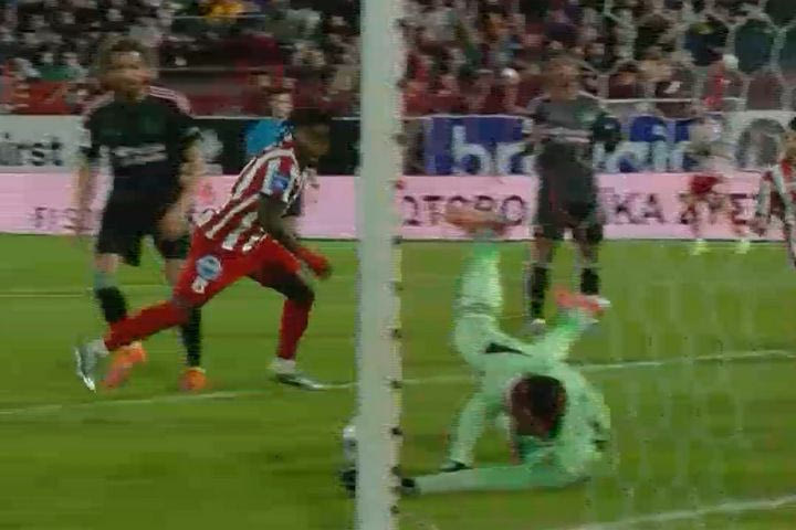 Πανσερραϊκός – Παναθηναϊκός: Μεγάλη ευκαιρία του Νούνελι για το 1-0, σωτήριος ο Λαφόν