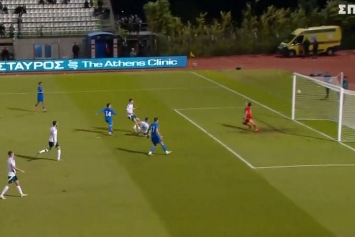 Ο Σμυρλής έδωσε διαστάσεις θριάμβου στη νίκη της Εθνικής κάνοντας το 4-0