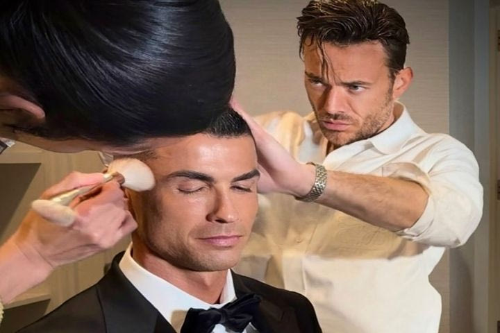 Ρονάλντο: Ποιος είναι ο Έλληνας hairstylist, Δημήτρης Γιαννέτος πίσω από το άψογο look του στο δείπνο με τον Τραμπ