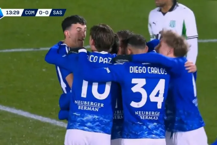 Ο Δουβίκας άνοιξε το σκορ για την Κόμο απέναντι στην Σασουόλο