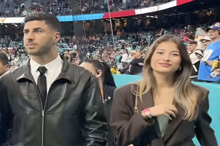 Η πρώτη δημόσια εμφάνιση του Μάρκο Ασένσιο με την νέα του σύντροφο στο Σαντιάγκο Μπερναμπέου