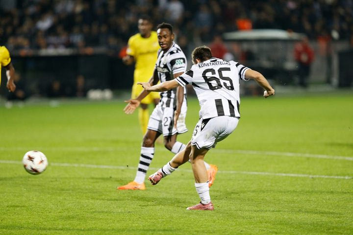 Ο Κωνσταντέλιας με φοβερό σουτ έκανε το 3-0 για τον ΠΑΟΚ