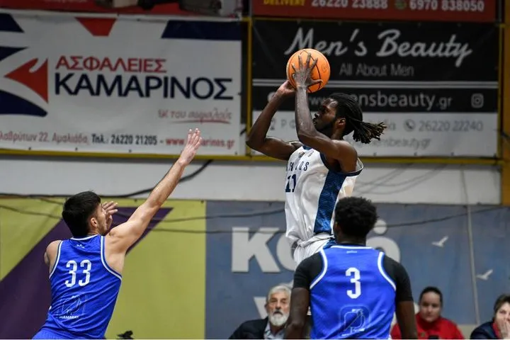 Elite League: Ο Κόροιβος κέρδισε άνετα τη Νίκη Βόλου και επέστρεψε στις νίκες με τρομερό Βάρνερ