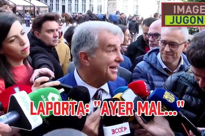 Μπαρτσελόνα, Η πληρωμένη απάντηση του Λαπόρτα σε οπαδό της Ρεάλ που τον διέκοψε: “Χθες ήταν δύσκολο”