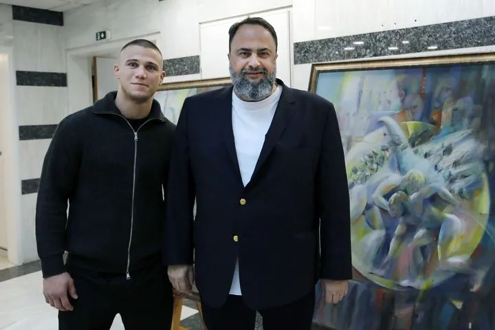 Ο Βαγγέλης Μαρινάκης στηρίζει τον Γιώργο Κουγιουμτσίδη στην προετοιμασία του για τους Ολυμπιακούς Αγώνες