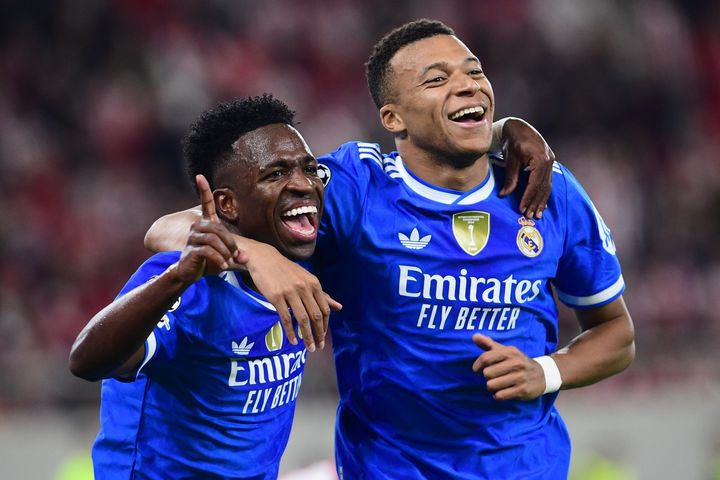 Ρεάλ: Αυτά είναι τα εντυπωσιακά νούμερα των Εμπαπέ – Βινίσιους στη μαγική βραδιά τους κόντρα στον Ολυμπιακό