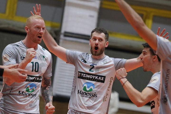 Παναθηναϊκός – Μίλωνας 1-3: Έσπασε το αήττητο σερί των πράσινων και πάτησε κορυφή στη Volley League Ανδρών