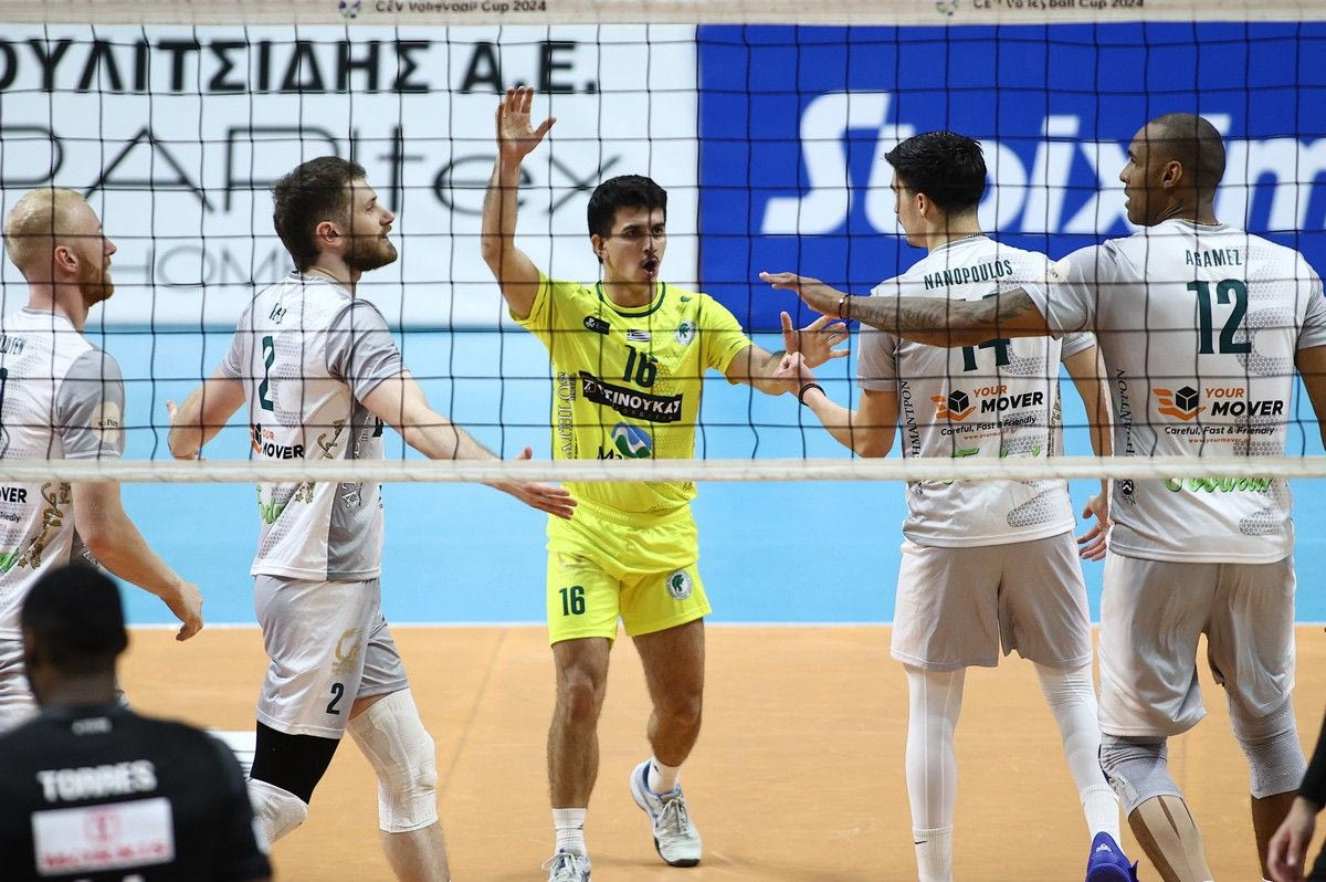Volley League Ανδρών: Άλωσε την έδρα του ΠΑΟΚ με επιβλητική παράσταση ο Μίλωνας, συνέχισε ακάθεκτος ο Παναθηναϊκός