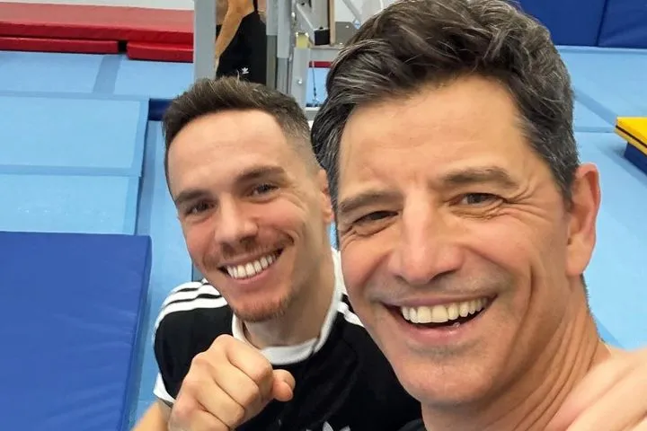 Η εξαιρετική επίδοση του Σάκη Ρουβά στους κρίκους και η προπόνηση με τον Λευτέρη Πετρούνια που έγινε viral