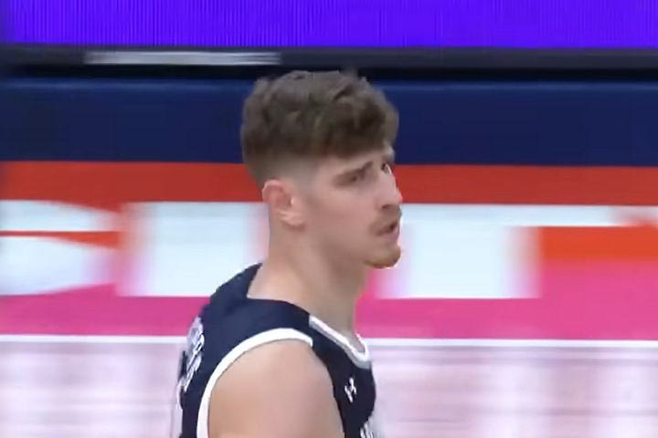 NCAA: Ο Στέφανος Σπάρταλης αναδείχθηκε κορυφαίος Rookie της εβδομάδας