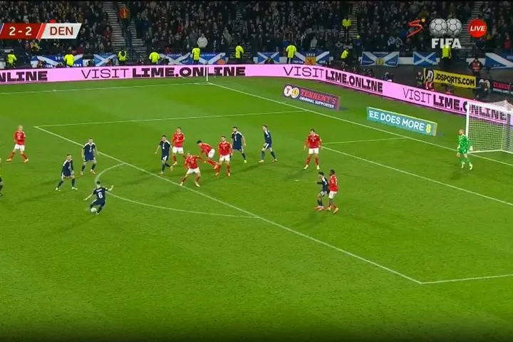 Σκωτία – Δανία: Σουτάρα του Τίρνεϊ στο 90+3′ για το 3-2 των γηπεδούχων που ζουν το όνειρο