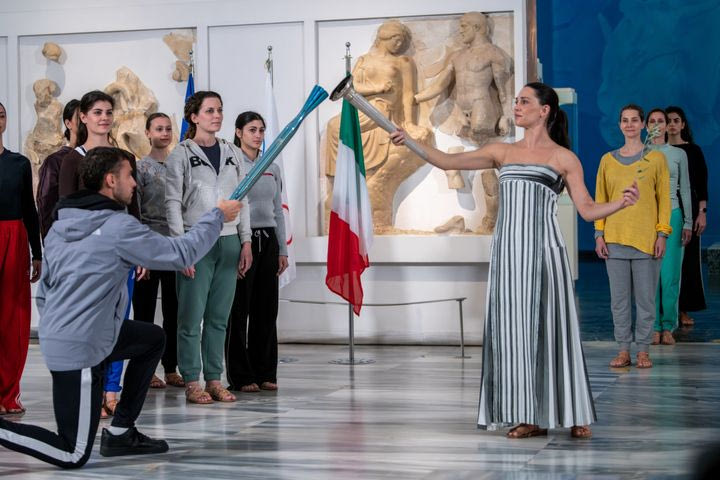 Εγινε η τελική πρόβα για την Τελετή Αφής της Ολυμπιακής Φλόγας