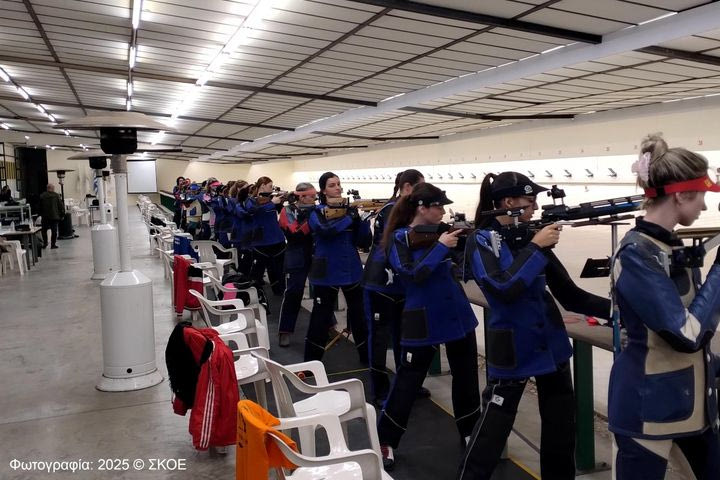 Τέσσερα μετάλλια ο Κωνσταντίνος Λάζος στο Πανελλήνιο Σκοποβολής Αεροβόλων Όπλων