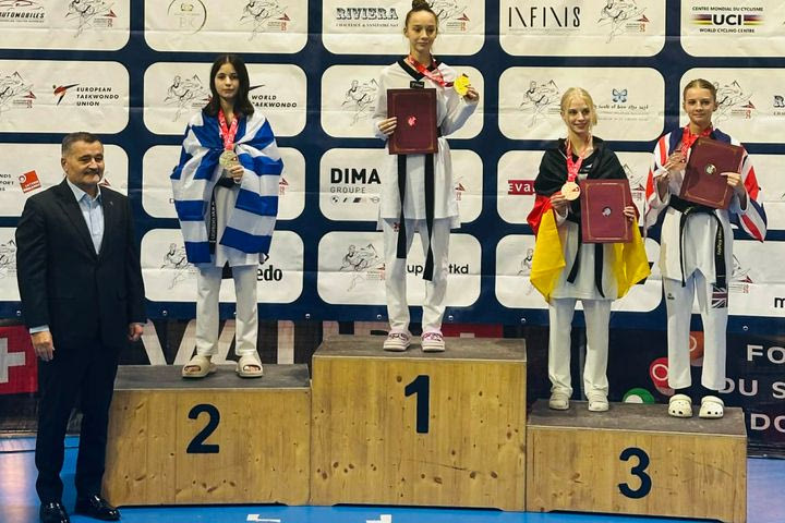 Δύο μετάλλια για την Ελλάδα στο Ευρωπαϊκό Πρωτάθλημα Ταεκβοντό Εφήβων Νεανίδων