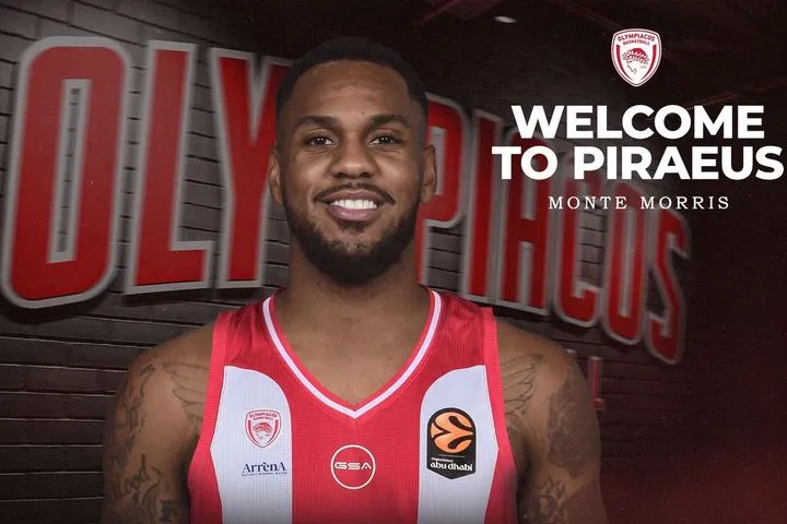 Ο Μόντε Μόρις στον Ολυμπιακό