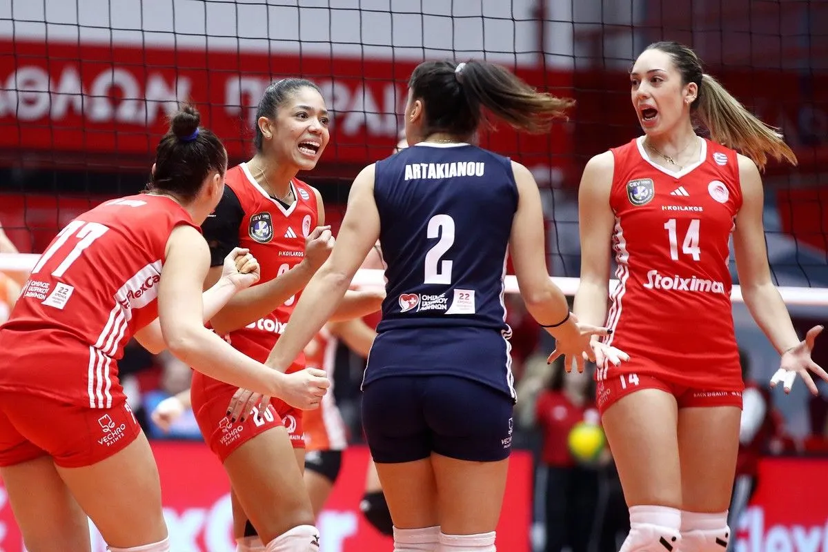 Ολυμπιακός, βόλεϊ γυναικών: Η βαθμολογία του τρίτου ομίλου στο CEV Champions League μετά την ιστορική νίκη των ερυθρόλευκων